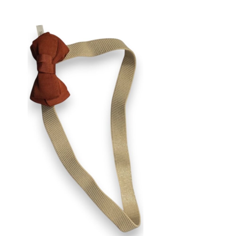 ✨Ann Taylor LOFT Textured Stretch Belt with Bow‎ Accent - M/L (NEW WITH TAG) ✨
